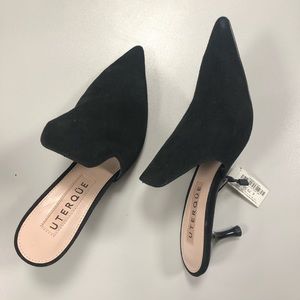 Uterque kitten mules- nwt